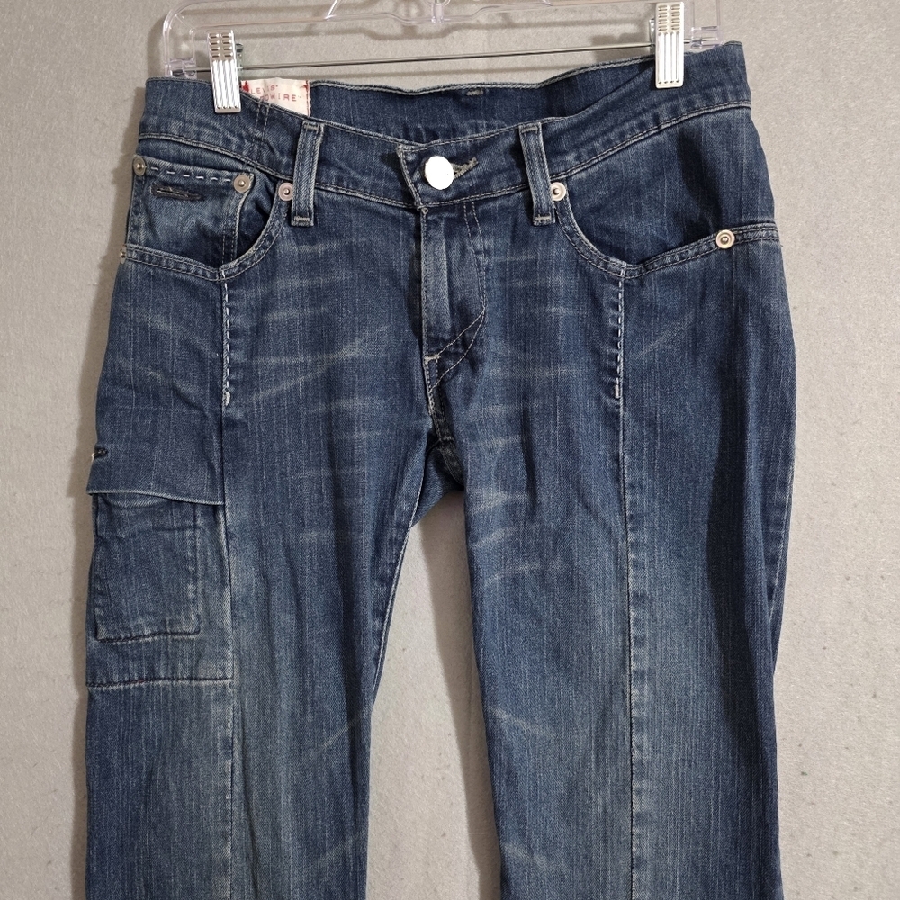 Vtg Rare Y2K Levi's Womens Redwire Slough Straight Denim Jeans Size 5 - Picture 7 of 11